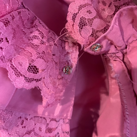 70’s Vintage Pink Women’s Prom Dress Size 9/10 - Picture 15 of 15